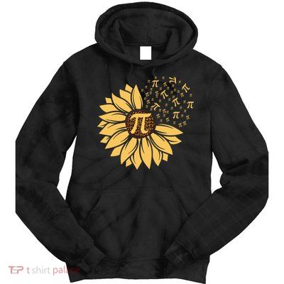 Happy Pi Day Sunflower Lovers Tie Dye Hoodie