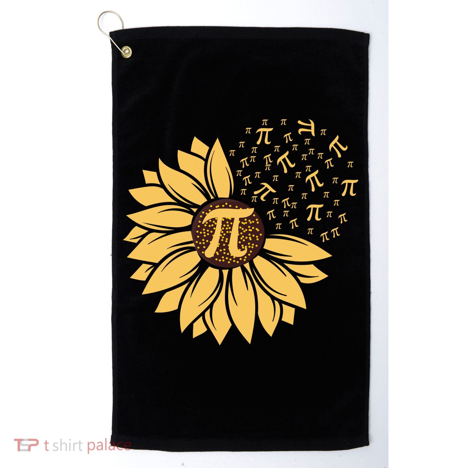 Happy Pi Day Sunflower Lovers Golf Towel
