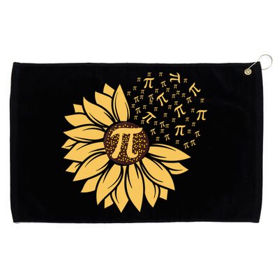 Happy Pi Day Sunflower Lovers Grommeted Golf Towel