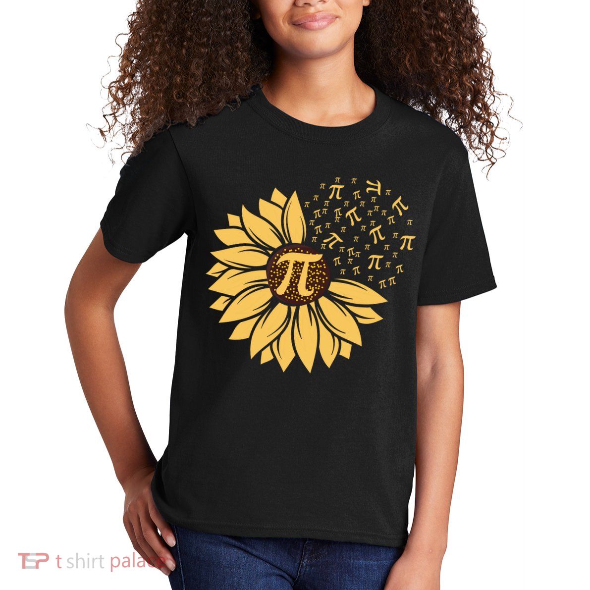 Happy Pi Day Sunflower Lovers Kids T-Shirt