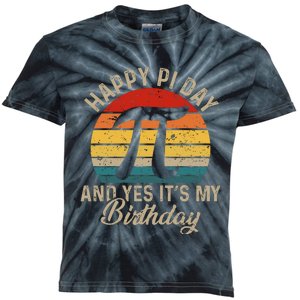 Happy Pi Day And Yes It's My Birthday Kids Tie-Dye T-Shirt