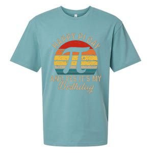 Happy Pi Day And Yes It's My Birthday Sueded Cloud Jersey T-Shirt