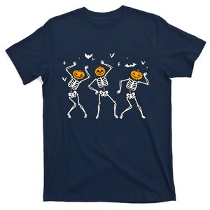 Halloween Pumpkin Dancing Skeleton Boy Girl Funny Halloween T-Shirt