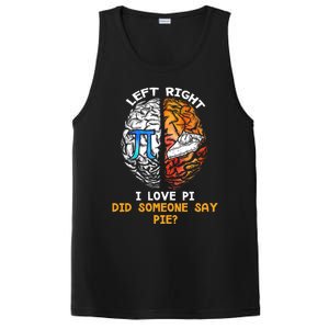 Happy Pi Day Math Left I Love Pi Right Did Someone Say Pie Gift PosiCharge Competitor Tank