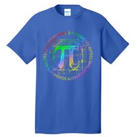 Happy Pi Day Gift 3.14 Pi Mathematic Math Teacher Gift Tall T-Shirt