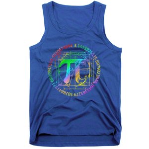 Happy Pi Day Gift 3.14 Pi Mathematic Math Teacher Gift Tank Top