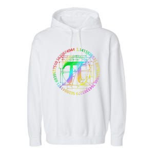 Happy Pi Day Gift 3.14 Pi Mathematic Math Teacher Gift Garment-Dyed Fleece Hoodie