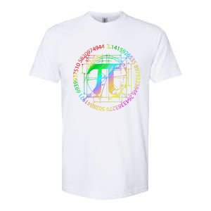 Happy Pi Day Gift 3.14 Pi Mathematic Math Teacher Gift Softstyle CVC T-Shirt