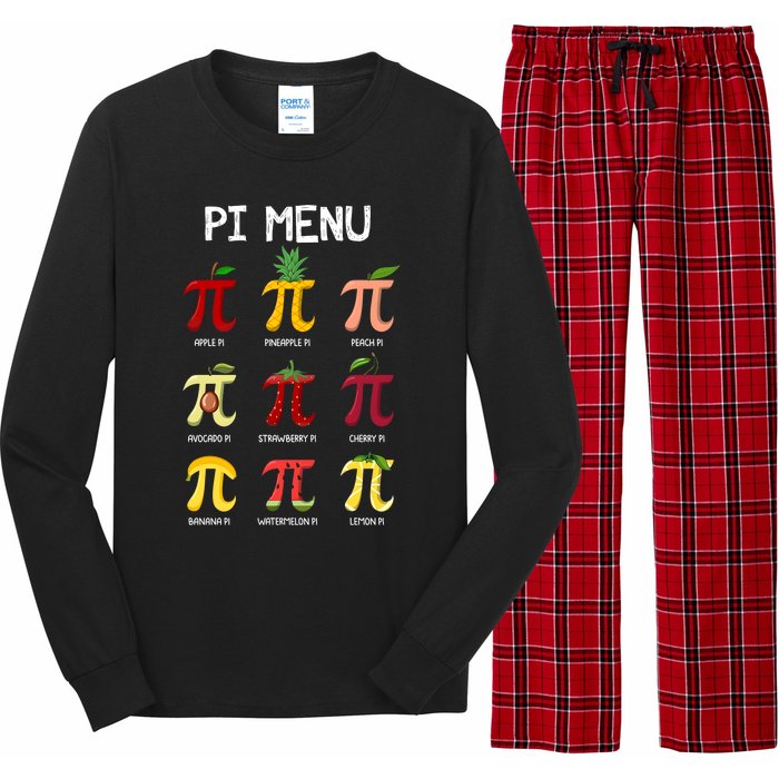 Happy Pi Day Math Teacher Day Funny Long Sleeve Pajama Set