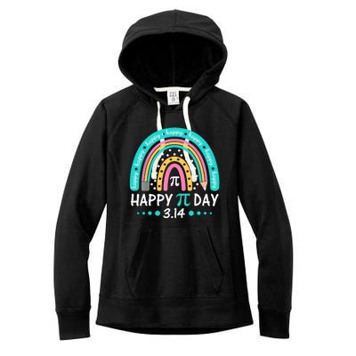 Happy Pi Day Mathematic Math Teacher Gift Rainbow Women's Fleece Hoodie