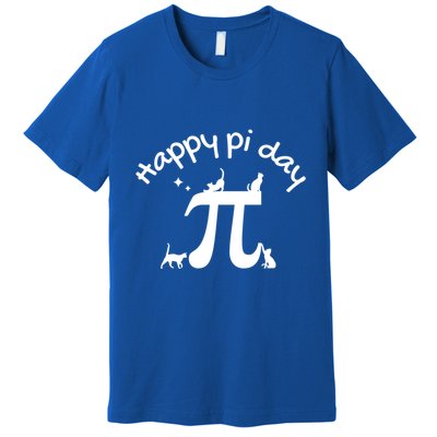 Happy Pi Day 2025 Math Lover Geek Humor Mathematical Formula Gift Premium T-Shirt
