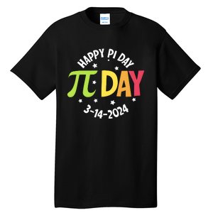 Happy Pi Day Math Teacher Back To School Tall T-Shirt