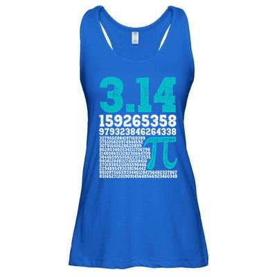 Happy Pi Day 3 14 Math Numbers Funny Mathematics Teacher Meaningful Gift Ladies Essential Flowy Tank