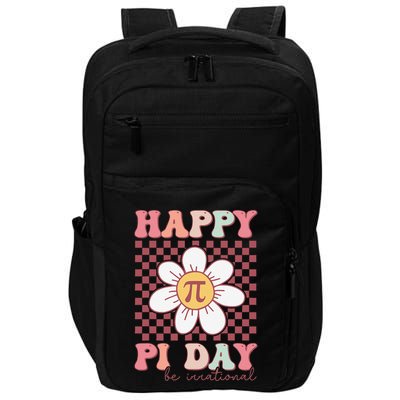 Happy Pi Day Pie Be Irrational Math Teacher Pi Day Lover Gift Impact Tech Backpack