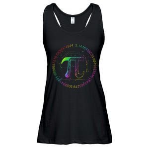 Happy Pi Day Mathematic Math Teacher Ladies Essential Flowy Tank