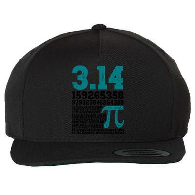 Happy Pi Day 3 14 Math Numbers Funny Mathematics Teacher Meaningful Gift Wool Snapback Cap