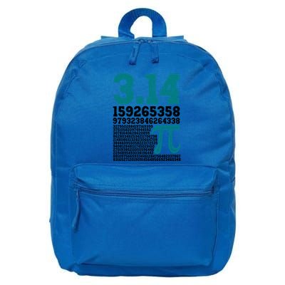 Happy Pi Day 3 14 Math Numbers Funny Mathematics Teacher Meaningful Gift 16 in Basic Backpack