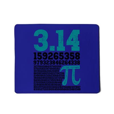 Happy Pi Day 3 14 Math Numbers Funny Mathematics Teacher Meaningful Gift Mousepad