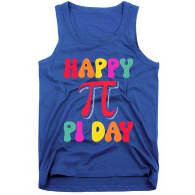 Happy Pi Day Geeky Math Nerdy Teacher Funny Pi Day Great Gift Tank Top