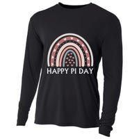 Happy Pi Day Geeky Math Nerdy Teacher Funny Pi Day Meaningful Gift Cooling Performance Long Sleeve Crew