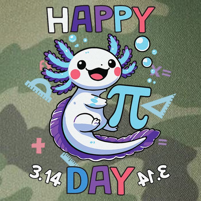 Happy Pi Day Funny Axolotl Questions Math Lovers Legacy Tie Dye Trucker Hat