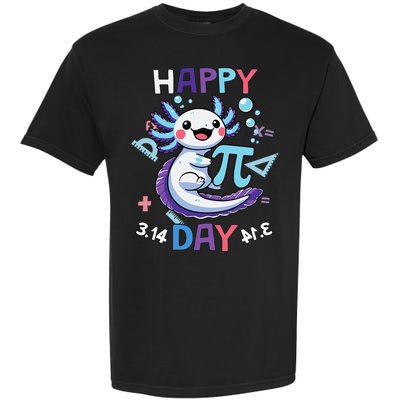 Happy Pi Day Funny Axolotl Questions Math Lovers Garment-Dyed Heavyweight T-Shirt