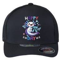 Happy Pi Day Funny Axolotl Questions Math Lovers Flexfit Unipanel Trucker Cap