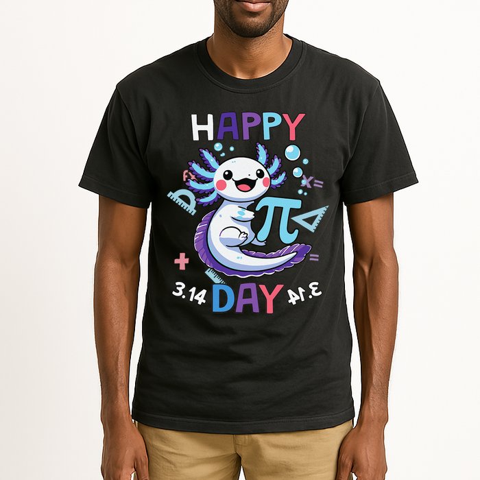 Happy Pi Day Funny Axolotl Questions Math Lovers Tall T-Shirt