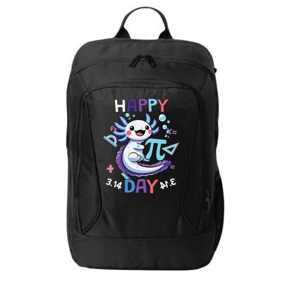 Happy Pi Day Funny Axolotl Questions Math Lovers City Backpack