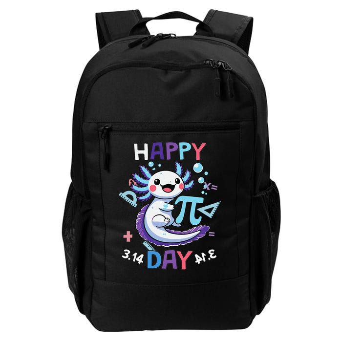 Happy Pi Day Funny Axolotl Questions Math Lovers Daily Commute Backpack