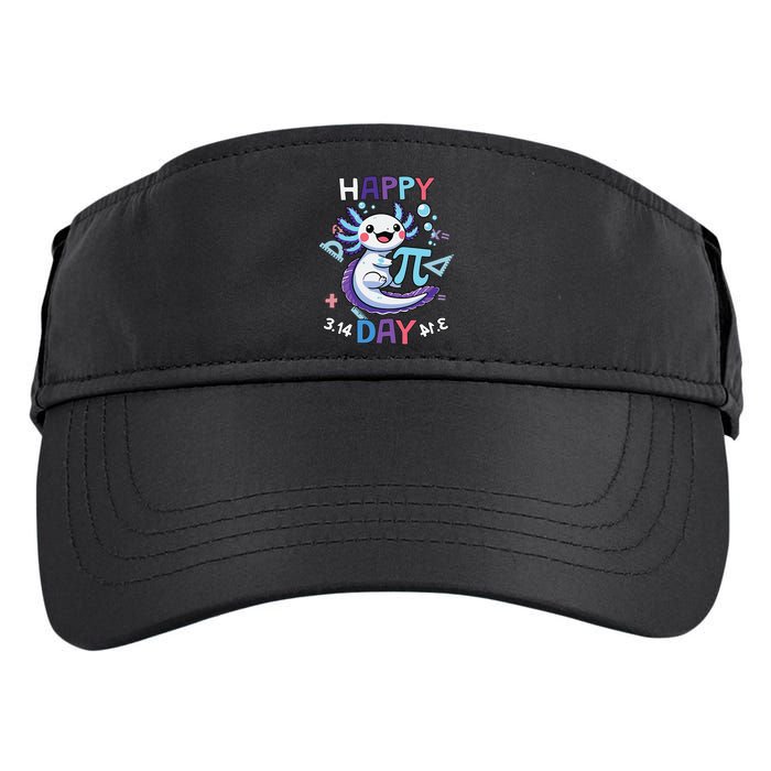 Happy Pi Day Funny Axolotl Questions Math Lovers Adult Drive Performance Visor