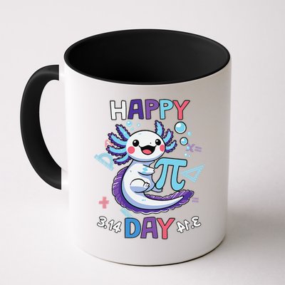 Happy Pi Day Funny Axolotl Questions Math Lovers Coffee Mug