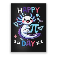 Happy Pi Day Funny Axolotl Questions Math Lovers Poster