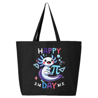 Happy Pi Day Funny Axolotl Questions Math Lovers 25L Jumbo Tote
