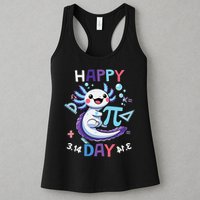 Happy Pi Day Funny Axolotl Questions Math Lovers Womens Tank Top