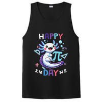 Happy Pi Day Funny Axolotl Questions Math Lovers PosiCharge Competitor Tank