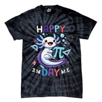 Happy Pi Day Funny Axolotl Questions Math Lovers Tie-Dye T-Shirt