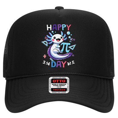 Happy Pi Day Funny Axolotl Questions Math Lovers Trucker Hat