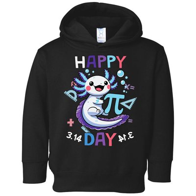 Happy Pi Day Funny Axolotl Questions Math Lovers Toddler Hoodie