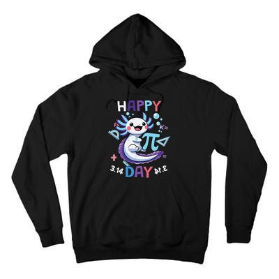 Happy Pi Day Funny Axolotl Questions Math Lovers Tall Hoodie