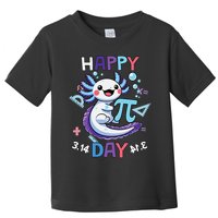 Happy Pi Day Funny Axolotl Questions Math Lovers Toddler T-Shirt