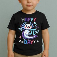 Happy Pi Day Funny Axolotl Questions Math Lovers Toddler T-Shirt