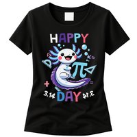 Happy Pi Day Funny Axolotl Questions Math Lovers Womens T-Shirt