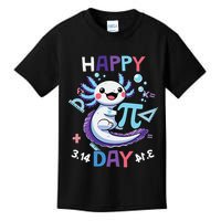 Happy Pi Day Funny Axolotl Questions Math Lovers Kids T-Shirt