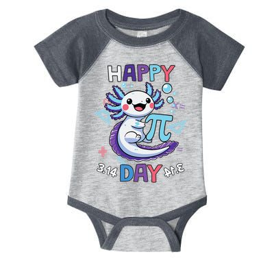 Happy Pi Day Funny Axolotl Questions Math Lovers Infant Baby Jersey Bodysuit