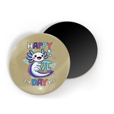 Happy Pi Day Funny Axolotl Questions Math Lovers Magnet