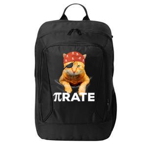 Happy PI Day 3.14 Pi Symbol Cat Pirate City Backpack