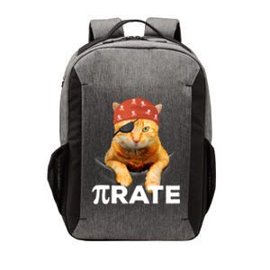 Happy PI Day 3.14 Pi Symbol Cat Pirate Vector Backpack