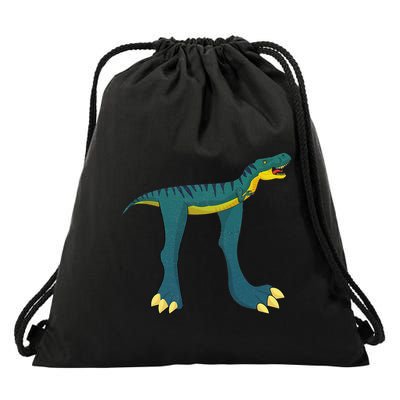 Happy Pi Day Dino Dinosaur T Rex Math Lover .Png Drawstring Bag