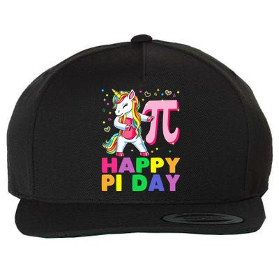 Happy Pi Day 3.14 Cute Math Unicorn Wool Snapback Cap